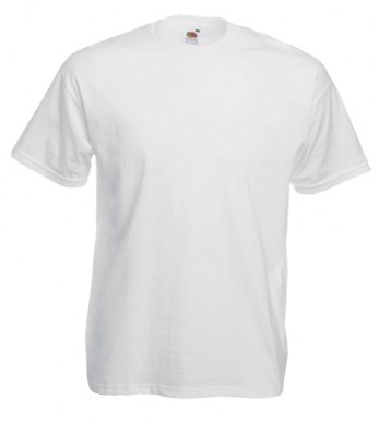 ΛΕΥΚΟ FRUIT OF THE LOOM t-shirt valueweight-t