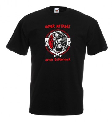 T-shirt FRUIT OF THE LOOM ΜΑΥΡΟ με στάμπα σε μέγεθος L.