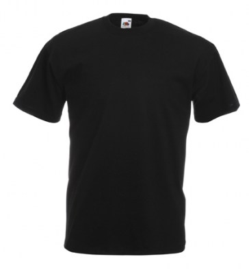 ΜΑΥΡΟ FRUIT OF THE LOOM t-shirt valueweight-t