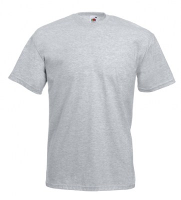 ΓΚΡΙ ΜΕΛΑΝΖΕ FRUIT OF THE LOOM t-shirt valueweight-t