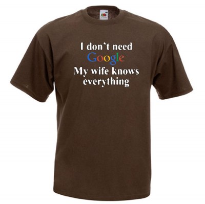 ΚΑΦΕ t-shirt FRUIT OF THE LOOM με στάμπα my wife