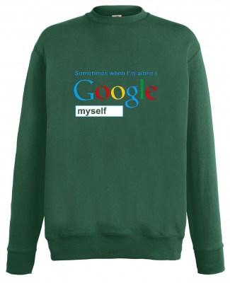 ΠΡΑΣΙΝΟ ΣΚΟΥΡΟ ΦΟΥΤΕΡ FRUIT OF THE LOOM Lightweight με στάμπα GOOGLE