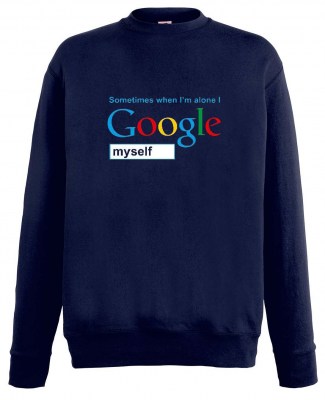 ΜΠΛΕ ΣΚΟΥΡΟ ΦΟΥΤΕΡ FRUIT OF THE LOOM Lightweight με στάμπα GOOGLE
