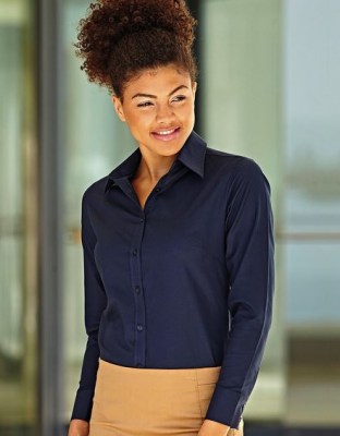 Fruit Of THe Loom LADY LONG SLEEVE OXFORD