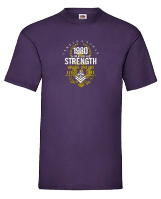 FRUIT OF THE LOOM T-shirt με στάμπα A8735 ΜΩΒ