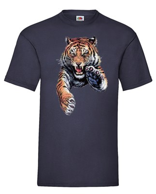 FRUIT OF THE LOOM T-shirt με στάμπα A9093 ΜΠΛΕ 