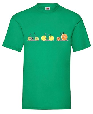 FRUIT OF THE LOOM T-shirt με στάμπα ART321 ΠΡΑΣΙΝΟ