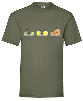 FRUIT OF THE LOOM T-shirt με στάμπα ART321  ΛΑΔΙ