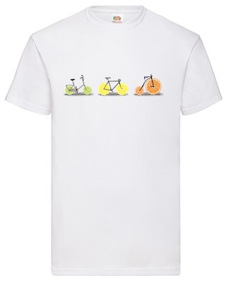 FRUIT OF THE LOOM T-shirt με στάμπα ART321 ΛΕΥΚΟ