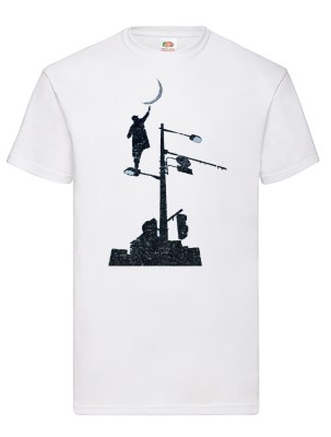 FRUIT OF THE LOOM T-shirt με στάμπα K310 ΛΕΥΚΟ