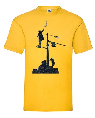 FRUIT OF THE LOOM T-shirt με στάμπα K310 ΚΙΤΡΙΝΟ