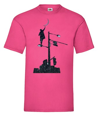 FRUIT OF THE LOOM T-shirt με στάμπα K310 ΦΟΥΞΙΑ