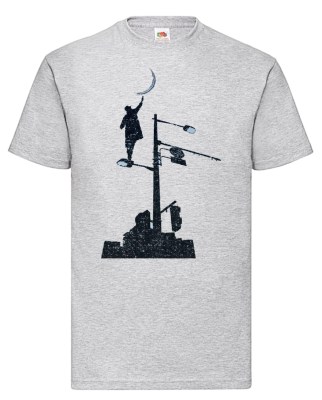 FRUIT OF THE LOOM T-shirt με στάμπα K310 ΓΚΡΙ ΜΕΛΑΝΖΕ