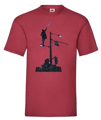 FRUIT OF THE LOOM T-shirt με στάμπα K310 ΒΑΘΥ ΚΟΚΚΙΝΟ