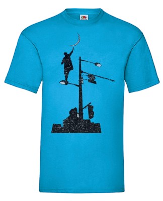 FRUIT OF THE LOOM T-shirt με στάμπα K310 ΤΥΡΚΟΥΑΖ