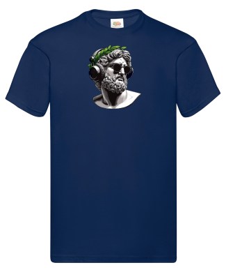 FRUIT OF THE LOOM T-shirt με στάμπα K3253 ΜΠΛΕ