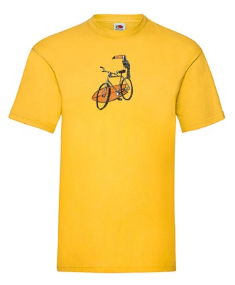 FRUIT OF THE LOOM T-shirt με στάμπα K5488 ΚΙΤΡΙΝΟ