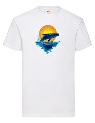 FRUIT OF THE LOOM T-shirt με στάμπα K5497 ΛΕΥΚΟ