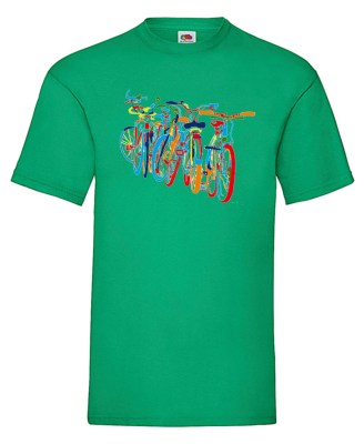 FRUIT OF THE LOOM T-SHIRT -t-shirt- Z646 ΠΡΑΣΙΝΟ