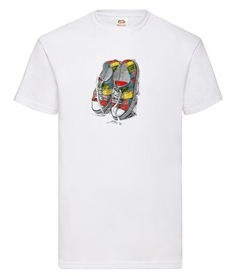 FRUIT OF THE LOOM T-shirt με στάμπα K1651 ΛΕΥΚΟ