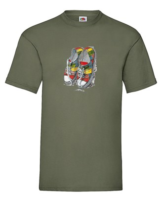 FRUIT OF THE LOOM T-shirt με στάμπα K1651 ΛΑΔΙ