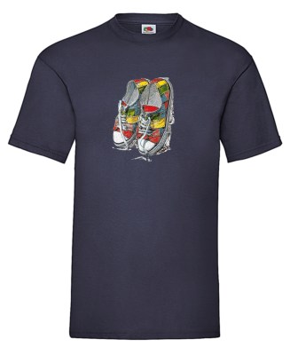 FRUIT OF THE LOOM T-shirt με στάμπα K1651 ΜΠΛΕ