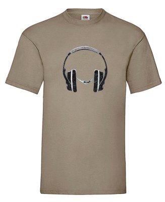 FRUIT OF THE LOOM T-shirt με στάμπα K5854 ΧΑΚΙ