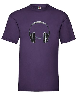 FRUIT OF THE LOOM T-shirt με στάμπα K5854 ΜΩΒ 